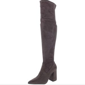 Steve Madden Jacoby Grey Over the Knee Boots